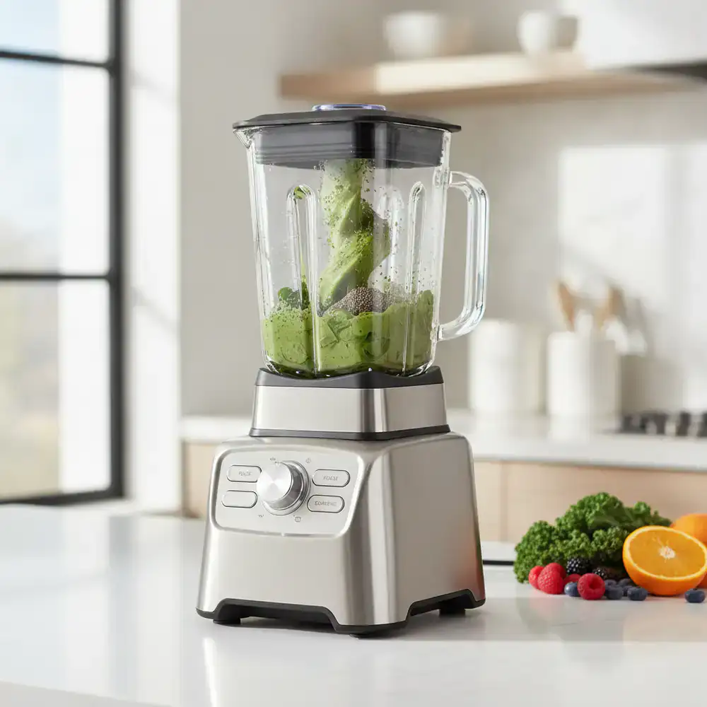 High-performance precision blender on a counter